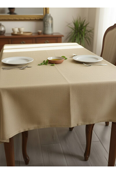 Markaev Natural Textured Cotton Tablecloth Msaort0024