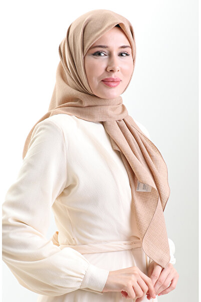 sefamerve Karaca Linen Scarf 82023-24 Camel