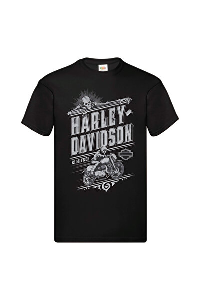 GILDAN ΜΠΛΟΥΖΑ με τύπωμα γραφικό Harley Davidson moto fan