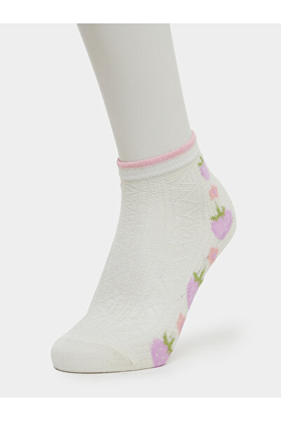 Styli Pack of 5 - Girls Flower Pattern Socks