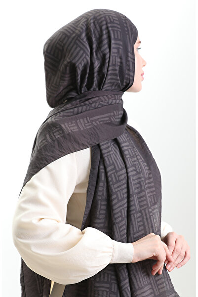 sefamerve Karaca Natural Fiber Shawl 82008-05 Bitter Brown