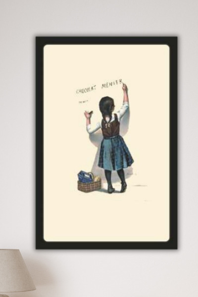 DURUSA Ρετρό τραπέζι από MDF, 30x20 εκ., 3mm MDF UV Εκτύπωση Διακόσμηση Τοίχου