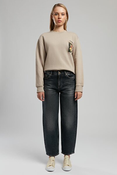 Lee Cooper Balloon High Waist Loose Fit Narrow Leg Francesca Mbk Women's Jeans