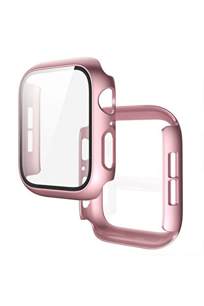 Casey Studios Husa cu Folie Apple Watch SE/6/5/4 - 44MM, Policarbonat Dur, Sl...