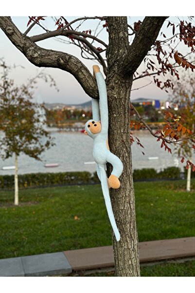 lole-x auto لعبة القرد الناعمة التي تلتصق باليدين ورفيق النوم القرد العناق (أ...