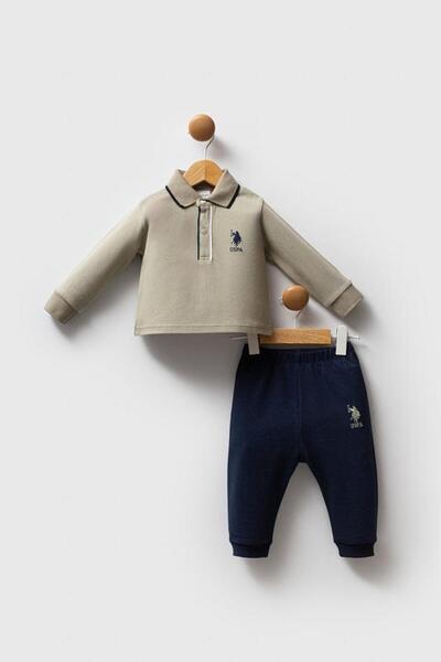 U.S. Polo Assn. Kids U.S. Polo Assn Usb2570 Baby Boy 2-Piece Set
