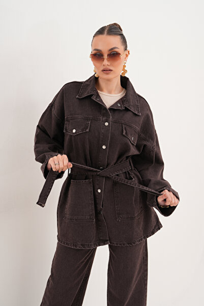 Semesia Women's Tie-Up Denim Set