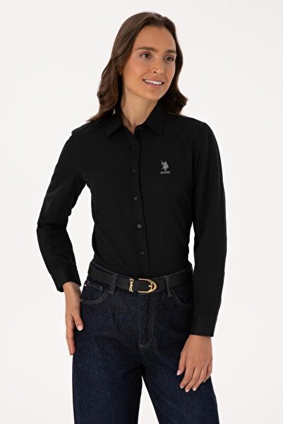 U.S. Polo Assn. ووكس025كيه يو.إس. بولو أس إن. قميص نسائي بأكمام طويلة 2230195...