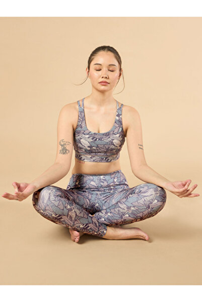 Cult By Styli Zen Garden All Over Print Medium Support Sports Bra