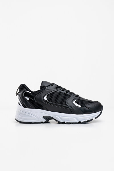 Shupe Γυναικεία Ανδρικά Unisex Μαύρα Λευκά Αθλητικά Παπούτσια Casual Sneaker