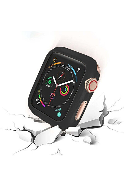 Casey Studios Soft Case for Apple Watch 9/8/7 - 41MM, Soft Silicone, Ultra-Thin, Black