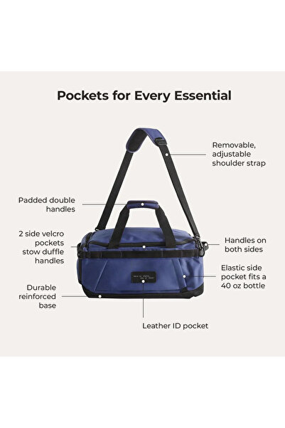 BAGSMART Paz 43L Duffle Backpack BM0102060AN398