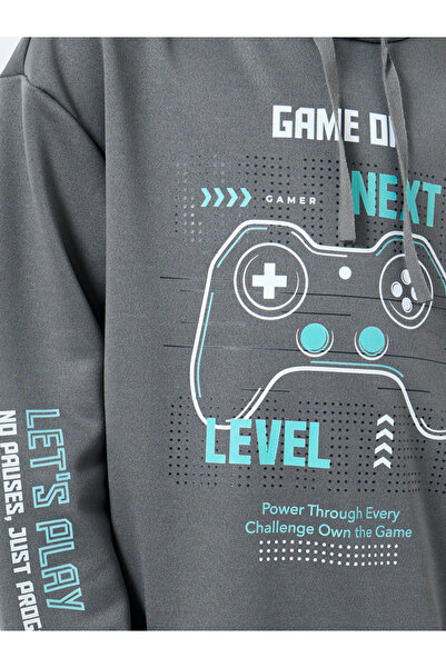 Styli Teens Grey Oversized Hoodie and Joggers Set