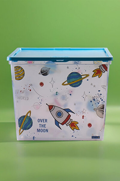 QUTU Light Box Space Fun Decorative Storage and Toy Box - 50 Liters