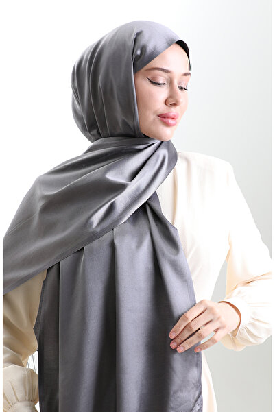 sefamerve Şal lung din viscoză cu franjuri 70331-21 afumat