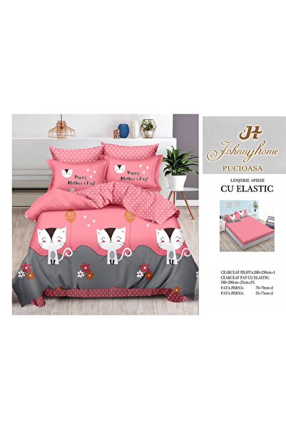 Inovius 6 Piece Luxury Johnny Home Elastic Bed Linen Set Pucioasa DSIPRO136