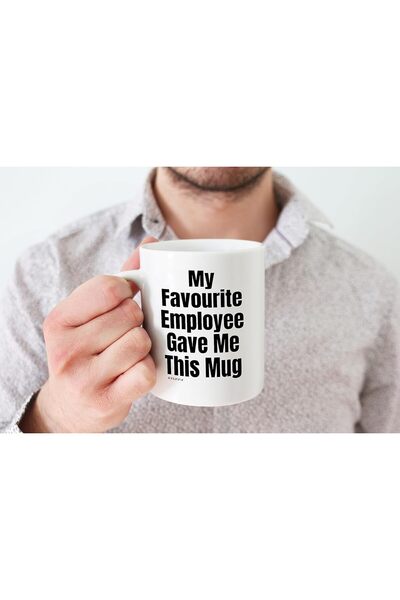 NASAQ Funny Boss Birthday Mug - 'My Favourite Employee' - 11oz Ceramic Dishwasher Safe