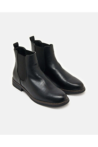 REDTAG Women Black Chelsea Boot