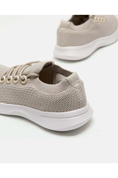 REDTAG Women Beige Textured Sport Sneakers