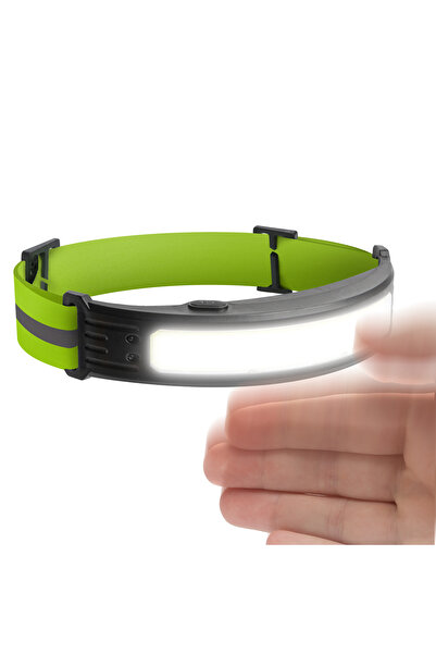 CED AUTO TRADE Headlamp with gesture control - red/white COB LED - 800 mAh battery - IP54