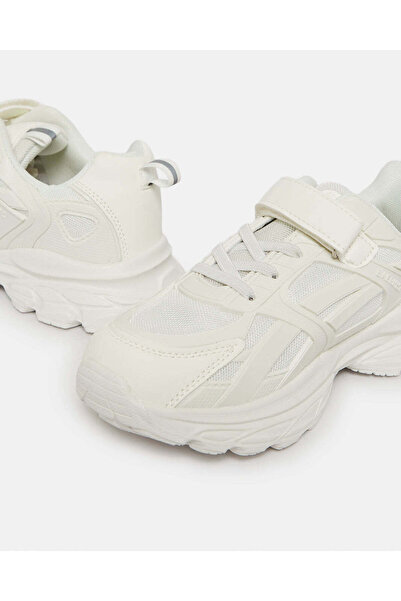 REDTAG Senior Girls White Velcro Trainer