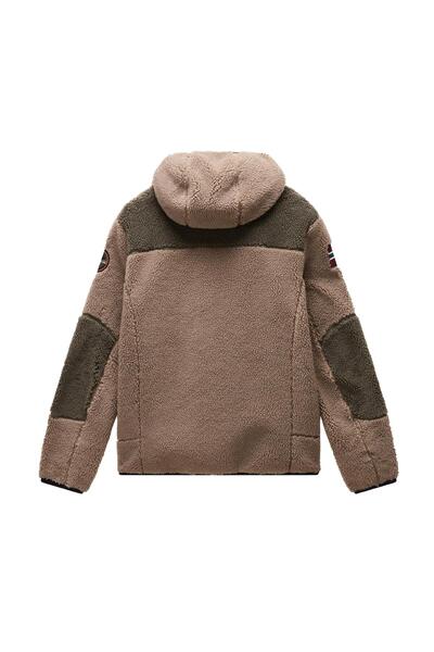 Napapijri P0A4Gnsmcd1-R Yupik Fzh 3 Men's Jacket Brown