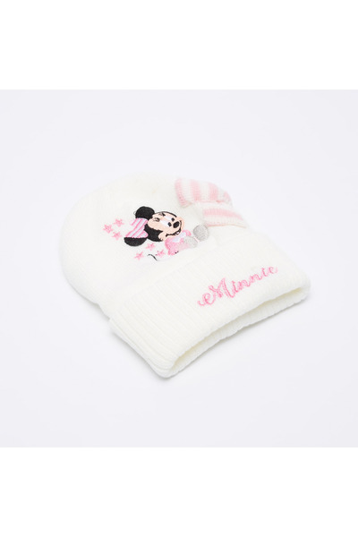 Disney Minnie Mouse Embroidered Beanie Cap