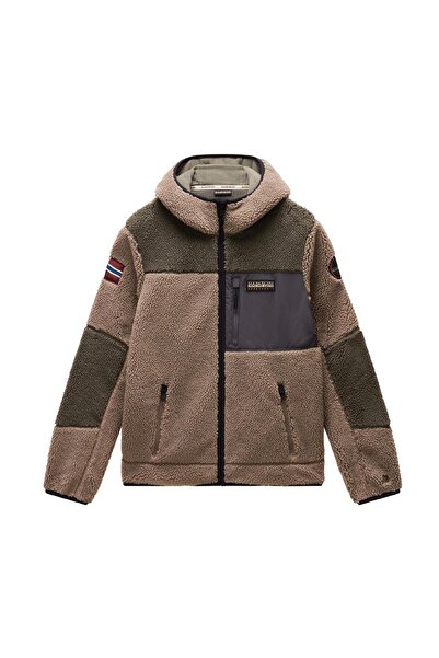 Napapijri P0A4Gnsmcd1-R Yupik Fzh 3 Men's Jacket Brown