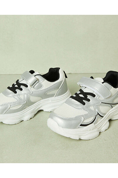 REDTAG Boys Grey Colour Block Chunky Sneaker