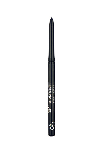 Golden Rose Liner Matic Waterproof Eyepencil - 201 Black - Suya Dayanıklı Siyah Göz Kalemi