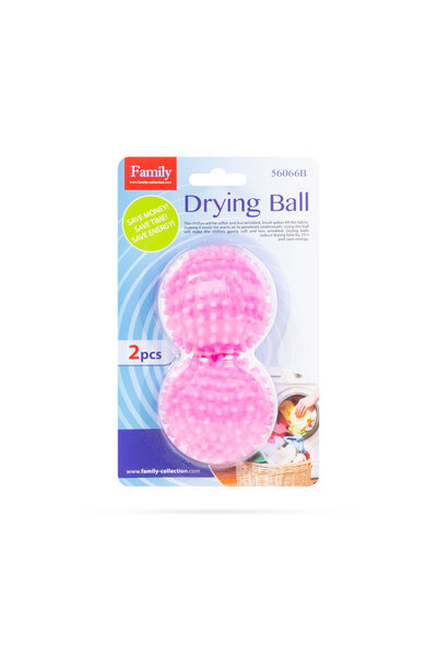 CED AUTO TRADE Clothes dryer balls - 6 cm - pink - 2 pcs / pack