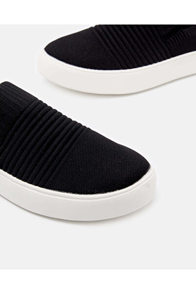 REDTAG Women Black Slip On Sneakers