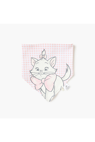 Disney Marie Print Muslin Bib with Button Closure