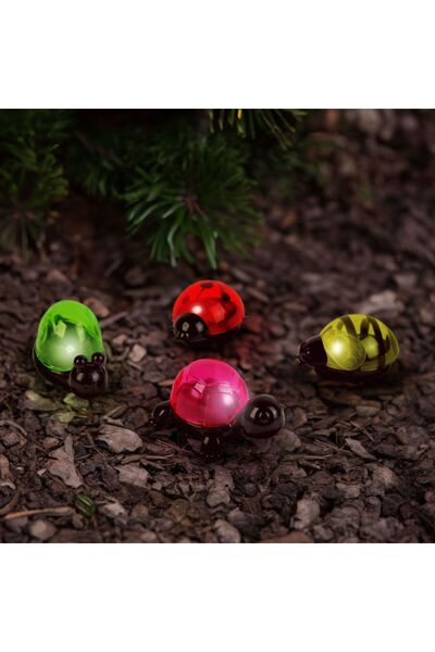 Alista Home Lampa solara - broasca testoasa, albina, melc, buburuza - 10 x 6 x 14 cm - LED alb