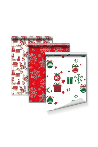 CED AUTO TRADE Hartie de impachetat - 3 tipuri - 70 gsm - 70 x 150 cm