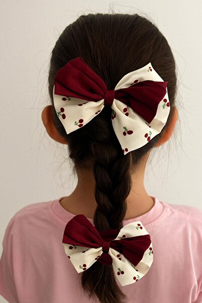 New Obsessions 3 Pieces of Cute Bowknot Satin Hair Clip