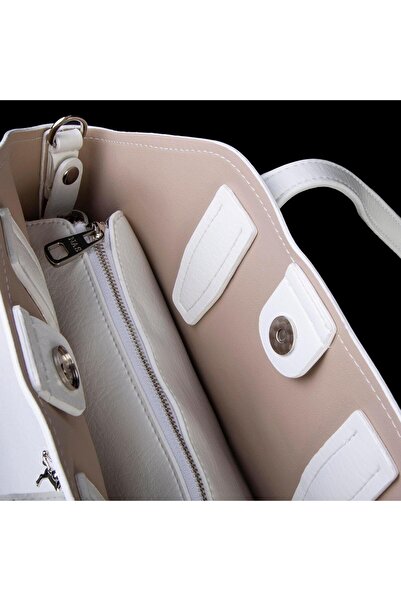 Nas Bag Women's Large Shoulder Bag Crossbody White Victoria