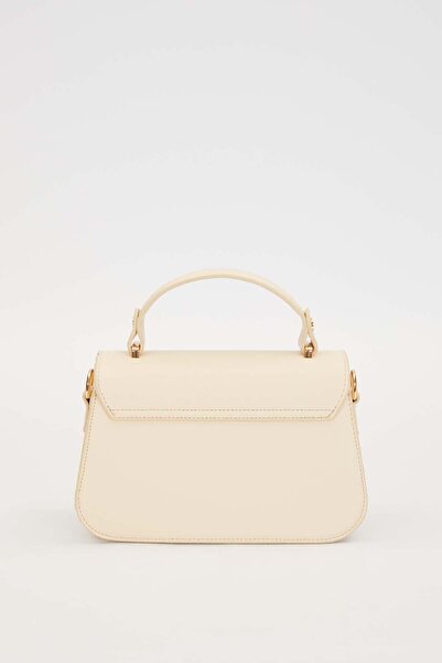 Levidor Cream Round Buckle Handbag
