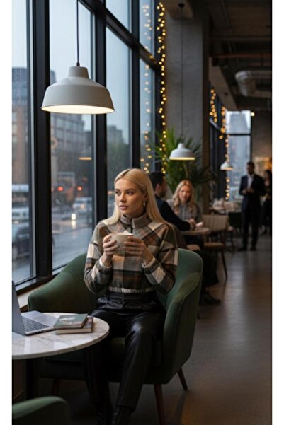 Cockatoo Women's New Season Lumberjack Plaid Pattern Crop Shirt