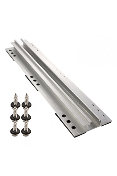 globiz Y-shaped mounting rail for photovoltaic panels 32 cm, globiz, Aluminum...