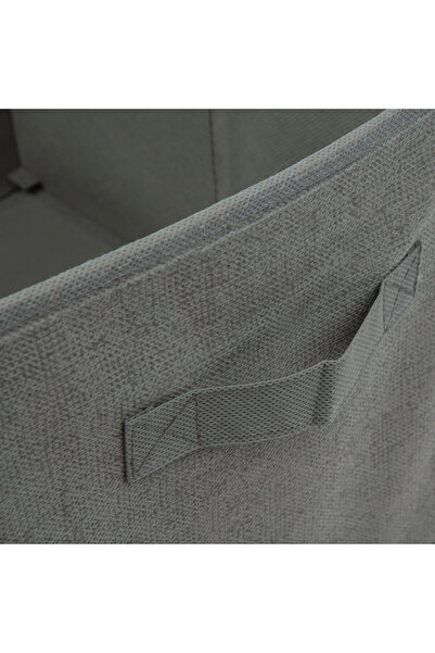 CED AUTO TRADE Fabric storage box - 32 x 22 x 22 cm - gray
