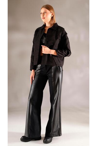 shE tekstil Italian Style Design Jacket Black