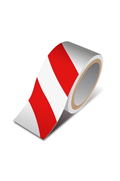 CED AUTO TRADE Danger demarcation tape - red / white - 50 mm x 33 m