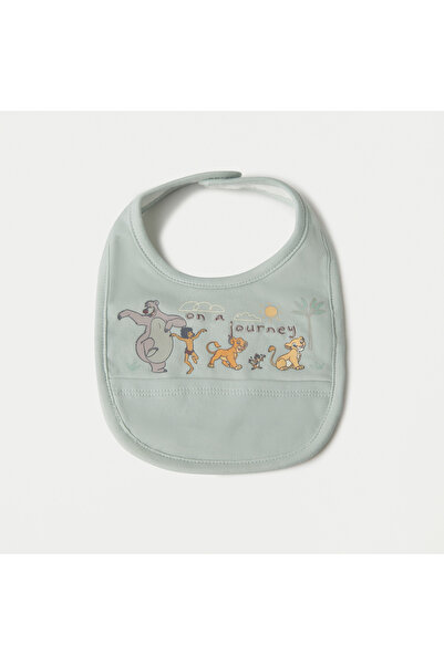Disney Jungle Book Print Bib with Button Closure