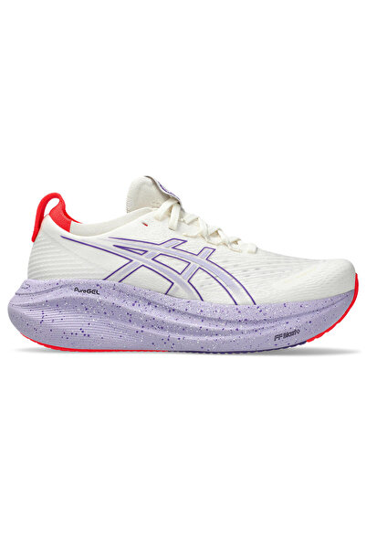 Asics GEL-NIMBUS 27 TOKYO Kadın Bej Mor Koşu Ayakkabısı 1012B913-500