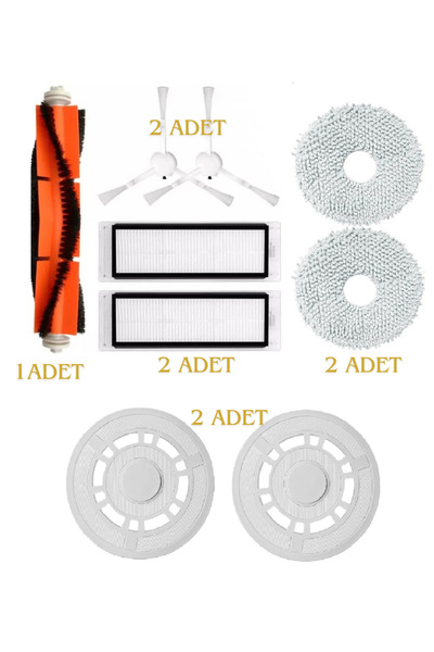 RotRever Xiaomi S10 Plus / X10 Plus / S10 Plus / S20 Plus Compatible Mega Replacement Renewal Set-9 Pieces