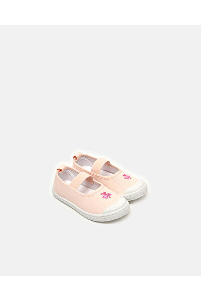 REDTAG Girls Pink Flower Sneakers
