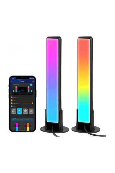 Govee Lampă LED RGBICWW inteligentă Flow Plus Bare luminoase H60563D1 Wi-Fi B...