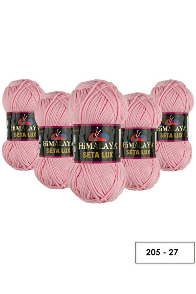 Himalaya Seta Lux Hand Knitting Yarns - Knitting Yarns That Can Be Used in All Seasons - 5 Pieces / 1 Pack