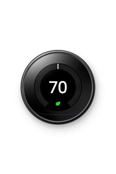 Google Nest 3rd Generation Learning Programmable Thermostat - Carbon Black (T3016US)